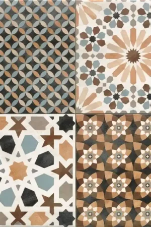carrelage imitation carreau ciment 44x44 cm casablanca MIX Must-Have